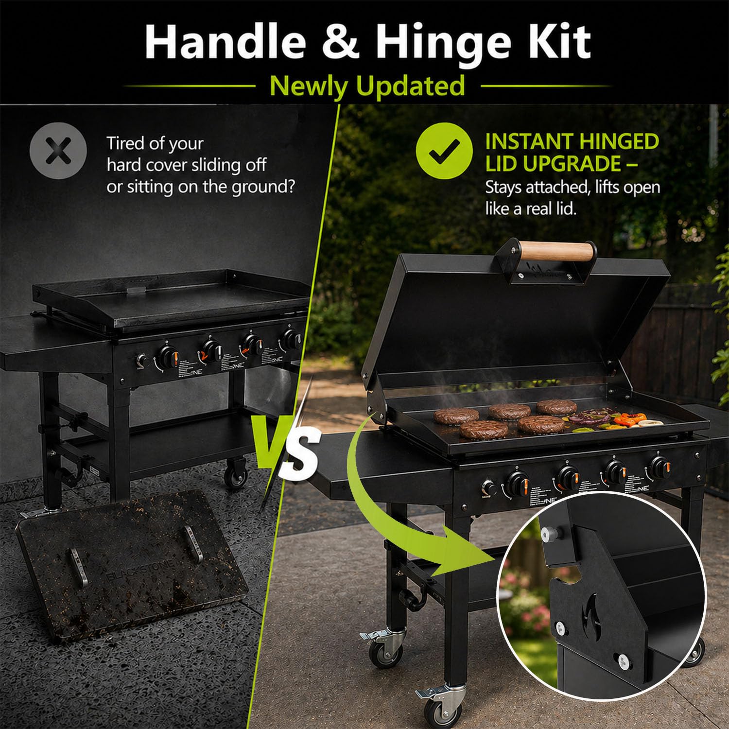 Handle & Hinge Kit for Blackstone Griddle 28